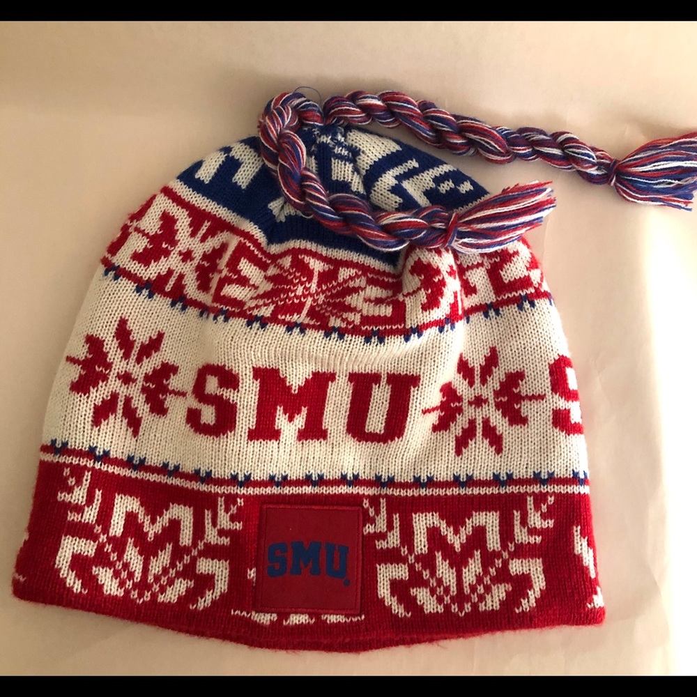 SMU Adidas Winter Beanie with Tassels